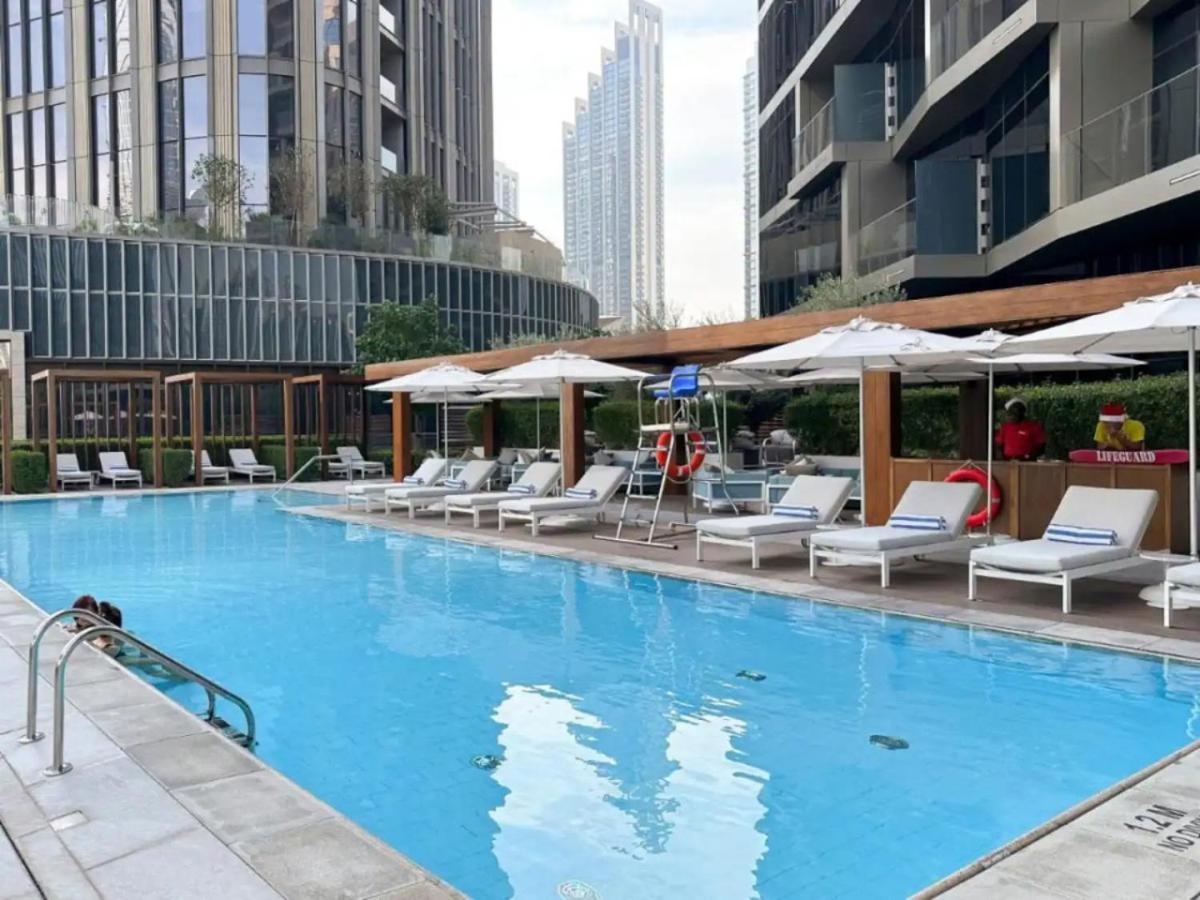 ドバイGorgeous High Floor 3-Bed With Full Burj Viewアパートメント エクステリア 写真