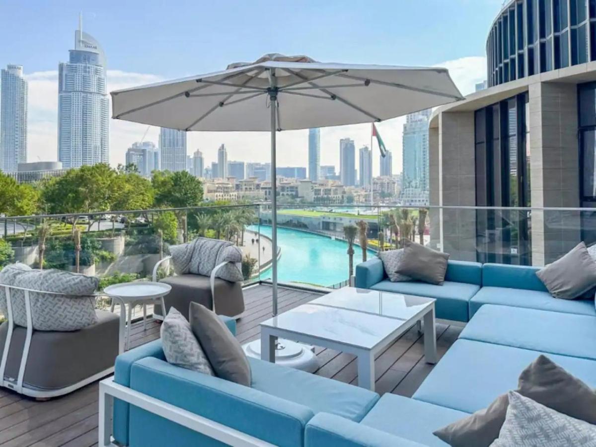 ドバイGorgeous High Floor 3-Bed With Full Burj Viewアパートメント エクステリア 写真