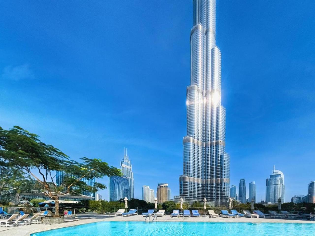 ドバイGorgeous High Floor 3-Bed With Full Burj Viewアパートメント エクステリア 写真
