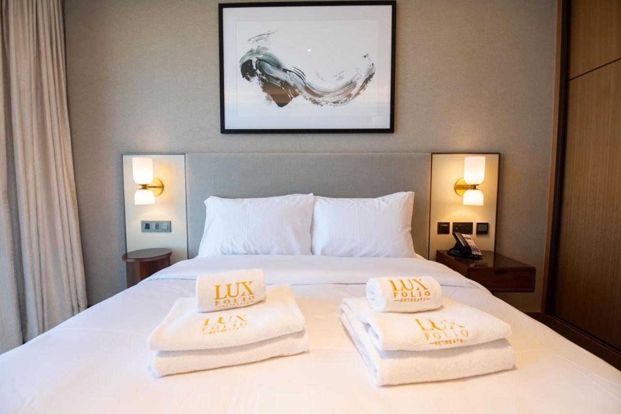 ドバイGorgeous High Floor 3-Bed With Full Burj Viewアパートメント エクステリア 写真